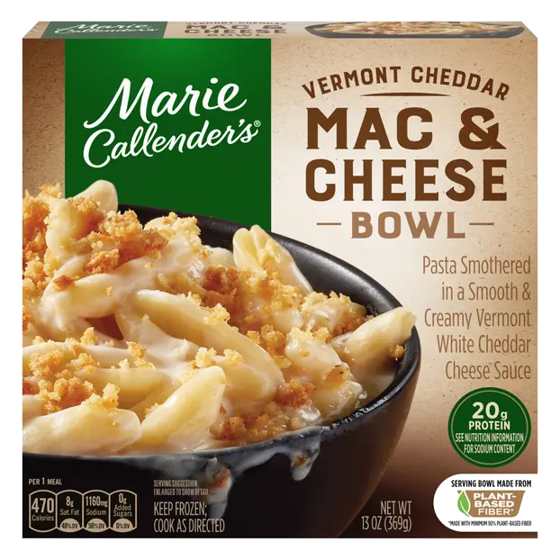 Vermont Cheddar Mac & Cheese Bowl Frozen Meal