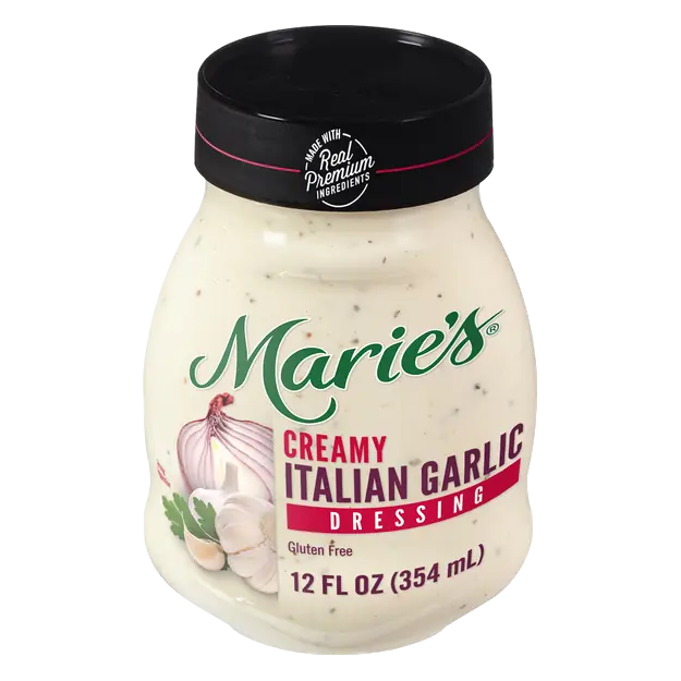 Creamy Italian Garlic Dressing + Dip