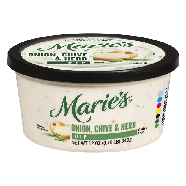 Gluten Free Onion Chive Herb Dip Refrigerated
