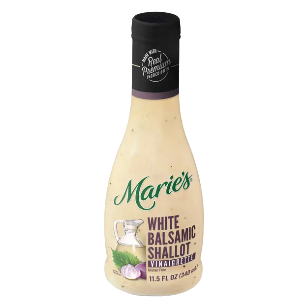 Gluten Free White Balsamic Shallot Vinaigrette Dressing