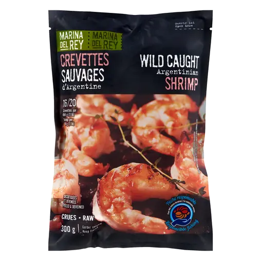 Frozen Shrimp P&D Wild Argentinian 300 g