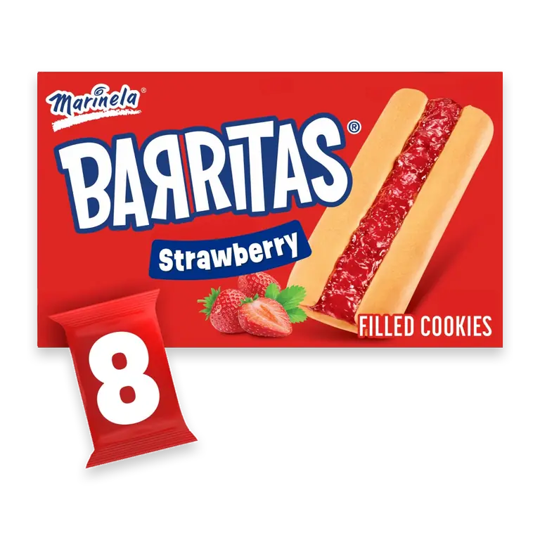 Barritas Strawberry Filled Cookies