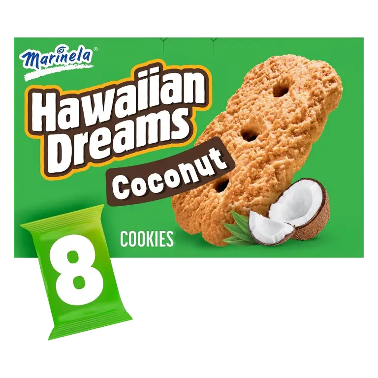 Marinela Hawaiian Dreams Coconut Cookies, 15.2oz