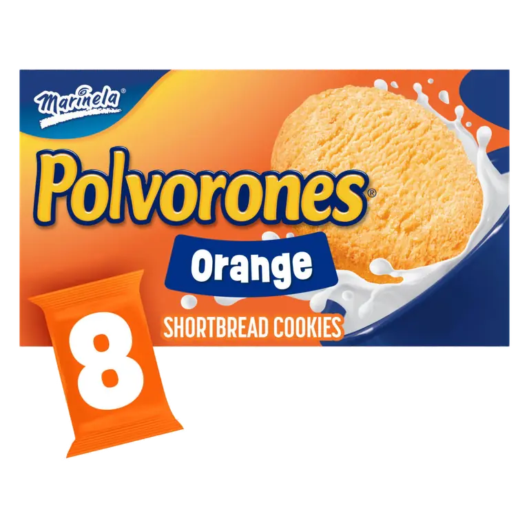 Shortbread Orange Polvorones Cookies
