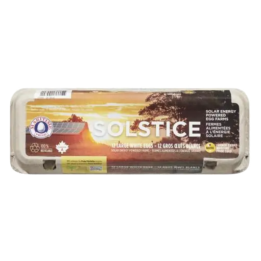 Maritime Pride Solstice Eggs White Large 12 Count