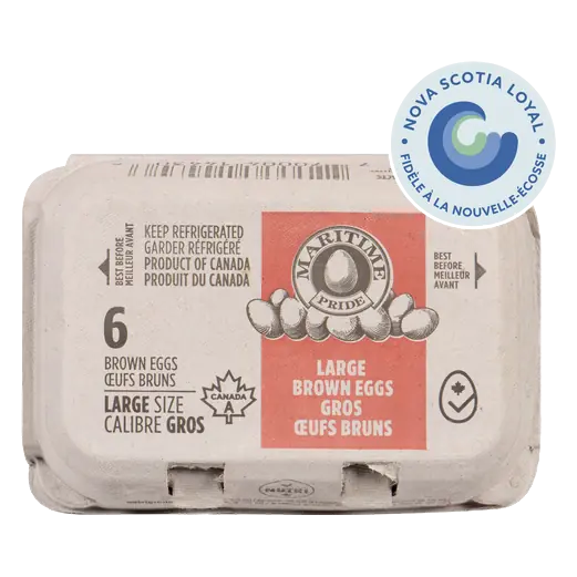 Brown Eggs Large 6 Count