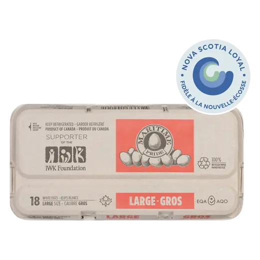 White Eggs Large Value Size 18 Count