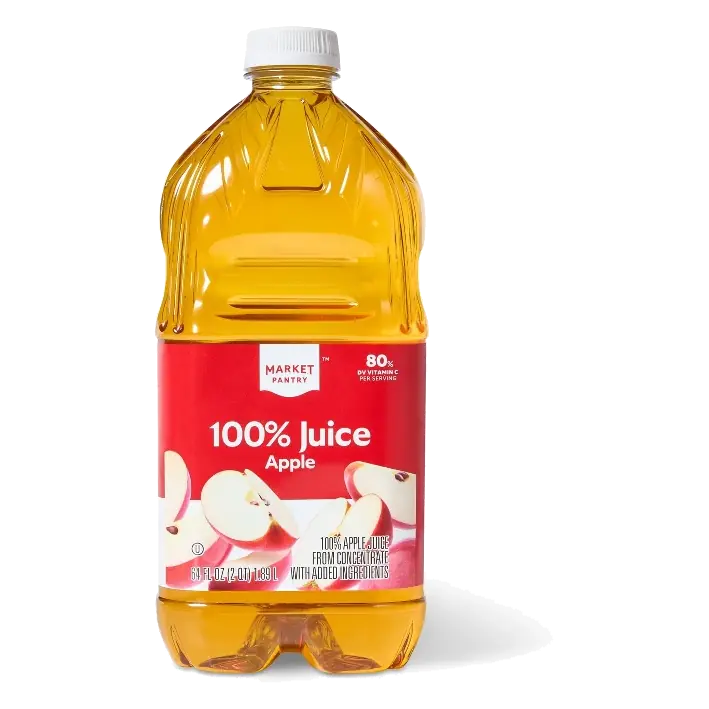 100% Apple Juice - 64 fl oz Bottle - Market Pantry™