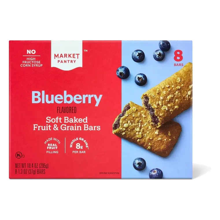 Blueberry Soft Baked Breakfast Bars