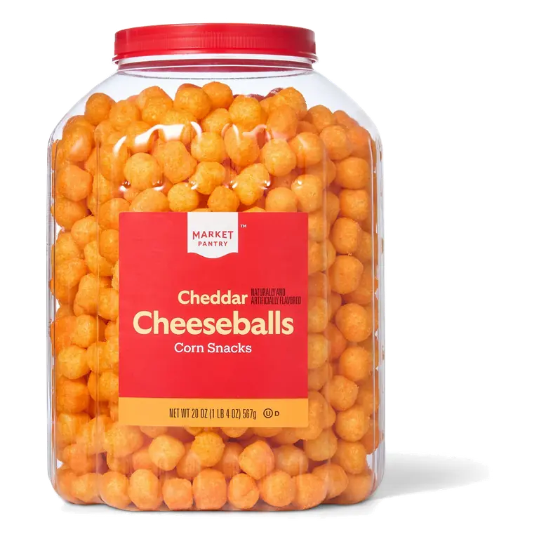 Cheddar Cheeseballs Corn Snacks