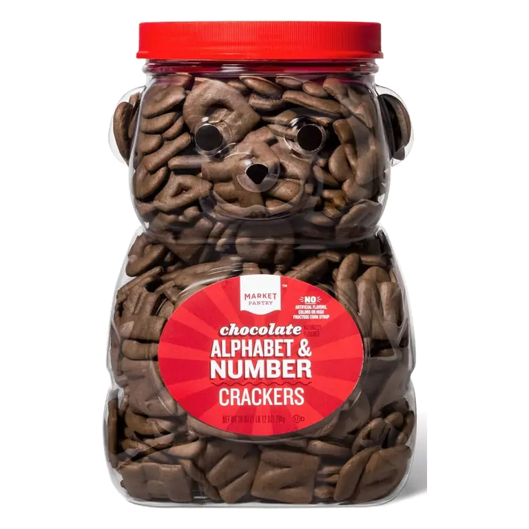 Chocolate Alphabet & Number Crackers
