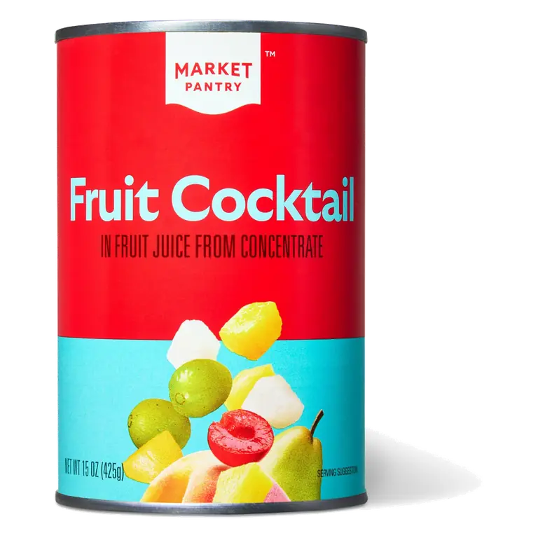 Classic Fruit Cocktail in Fruit Juice