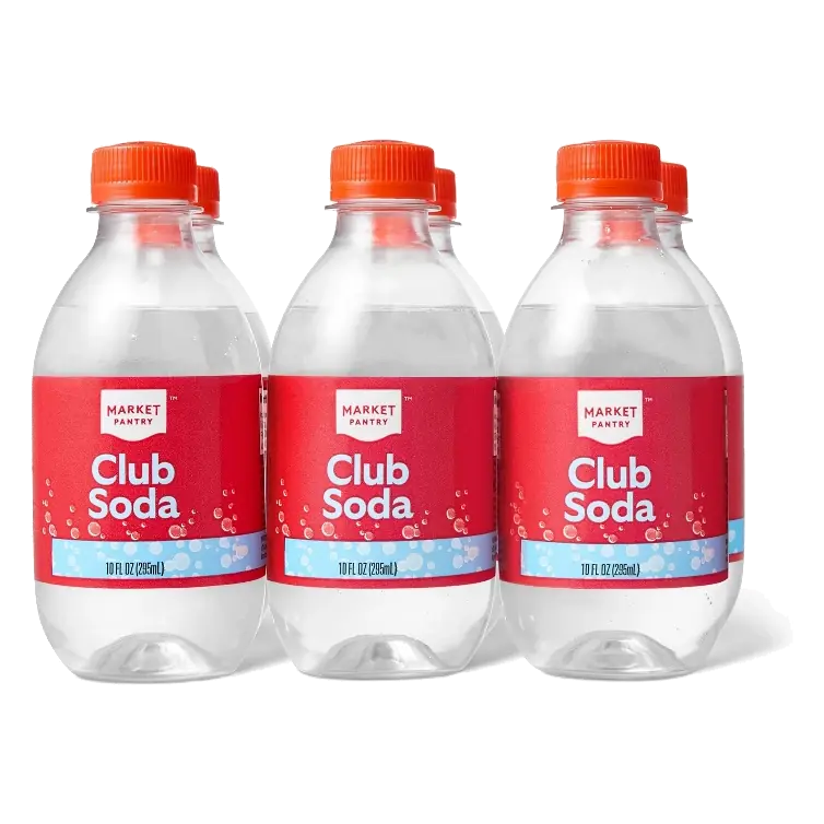 Club Soda - 6pk/295ml - Market Pantry