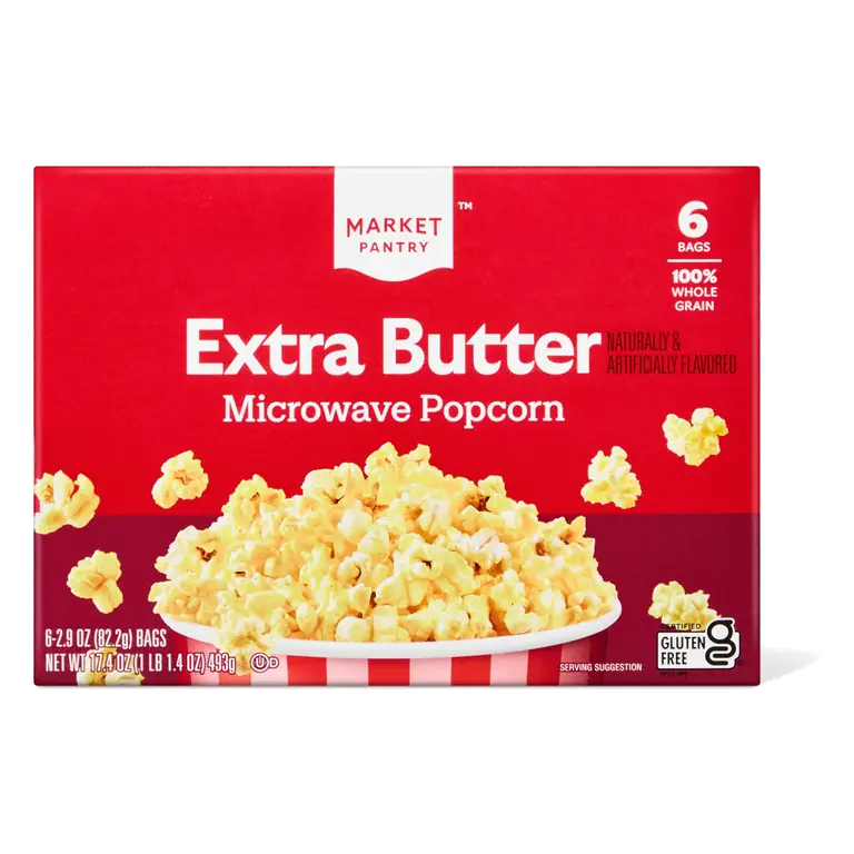 Extra Butter Microwave Popcorn