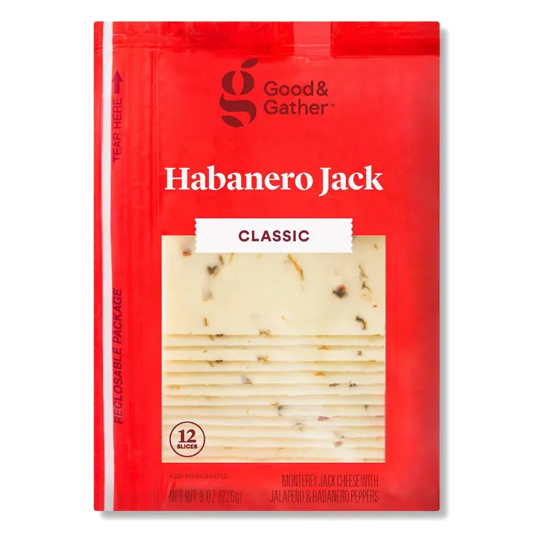 Habanero Monterey Jack Deli Sliced Cheese