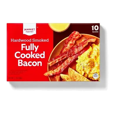 Hardwood Smoked Fully Cooked Bacon
