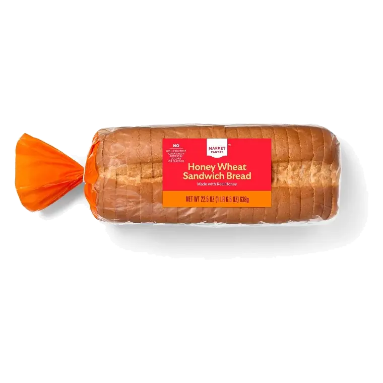 Honey Wheat Sandwich Bread - 22.5oz - Market Pantry