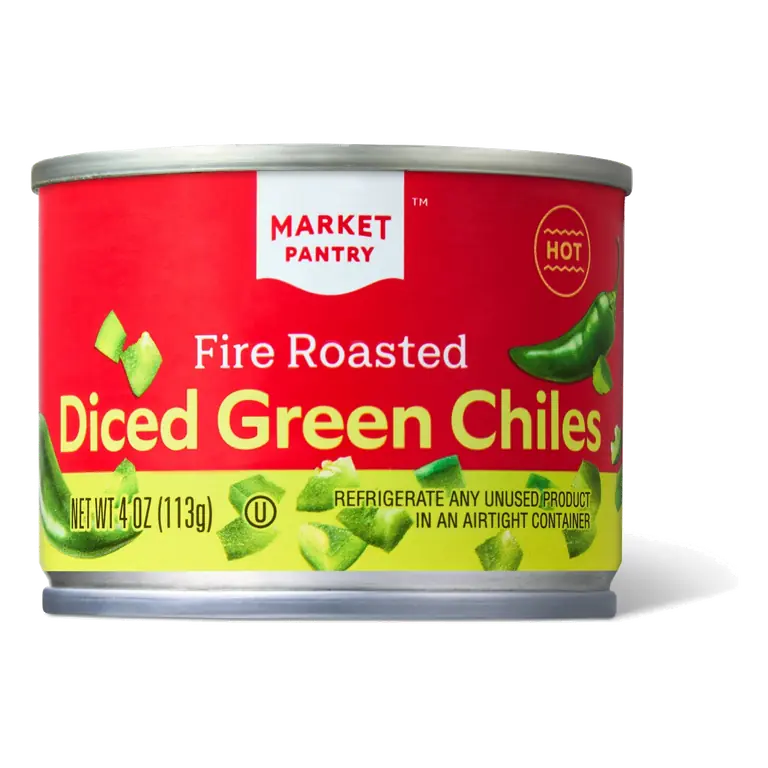 Hot Fire-Roasted Diced Green Chiles