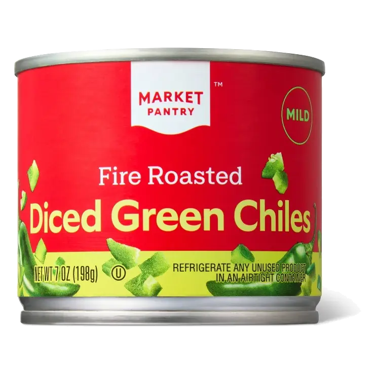 Mild Fire-Roasted Diced Green Chiles