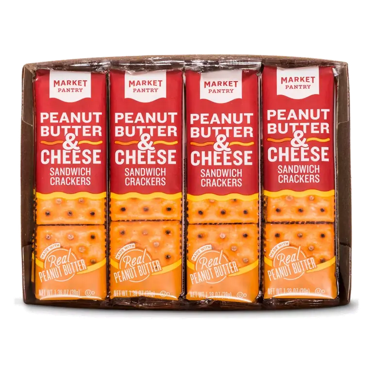 Peanut Butter & Cheese Sandwich Crackers