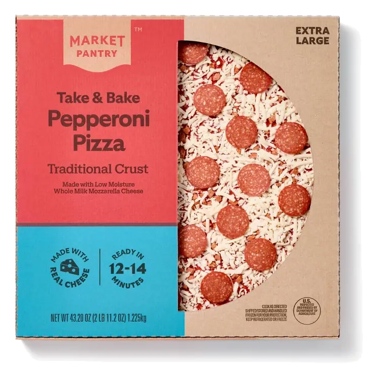 Pepperoni Pizza 16" - 43.2oz - Market Pantry