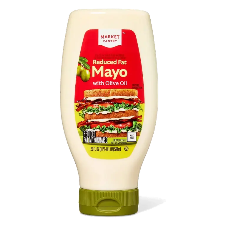 Squeeze Reduced Fat Mayonnaise with Olive Oil - 20oz - Market Pantry
