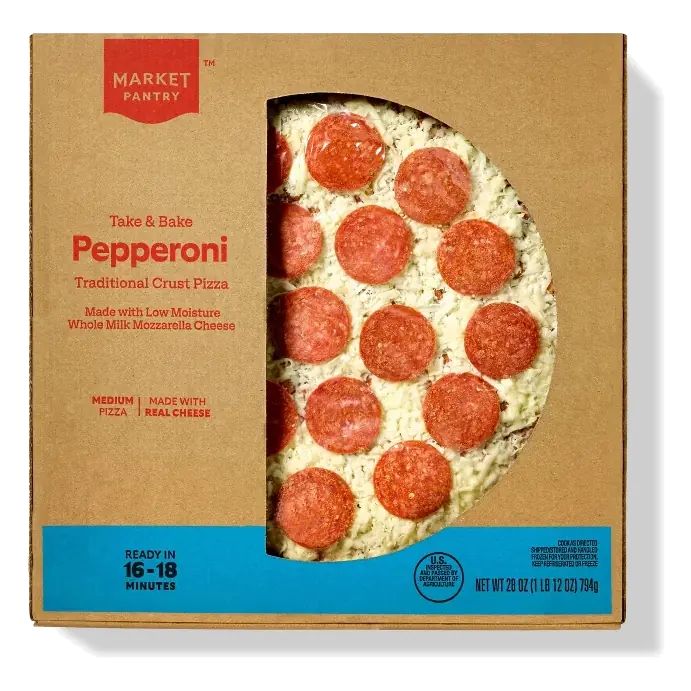 Take & Bake Pepperoni Traditional Crust Pizza - Market Pantry™