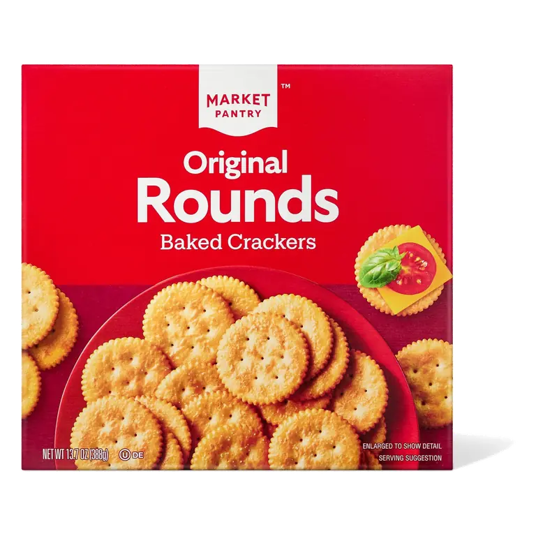 Toasted Rounds Baked Crackers
