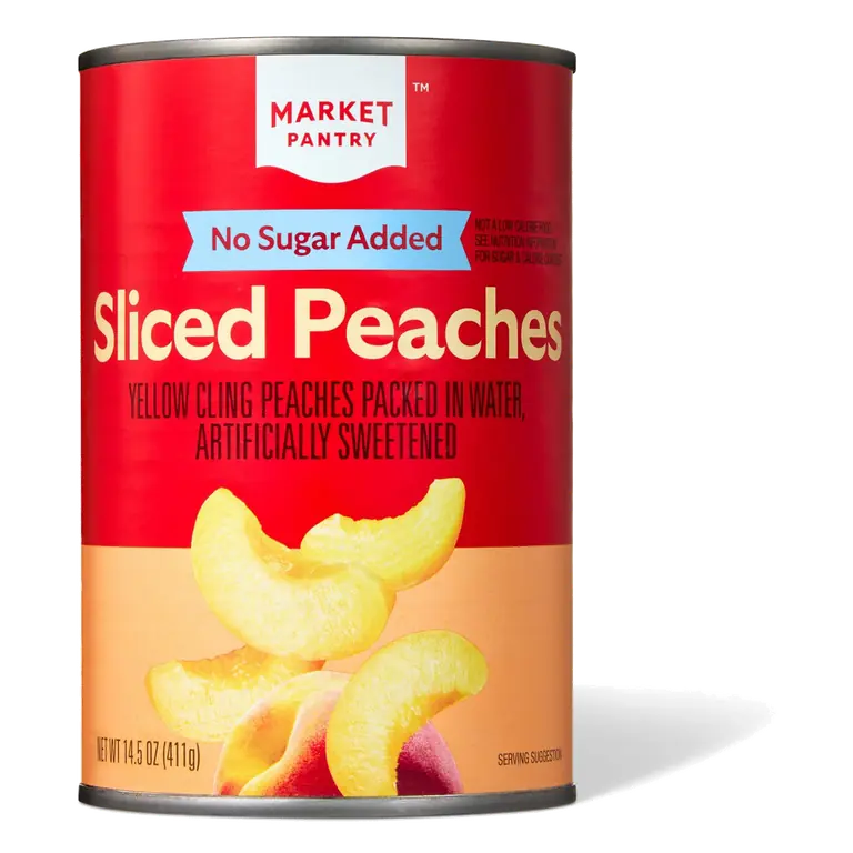 Yellow Cling Sliced Peaches Packed in Water