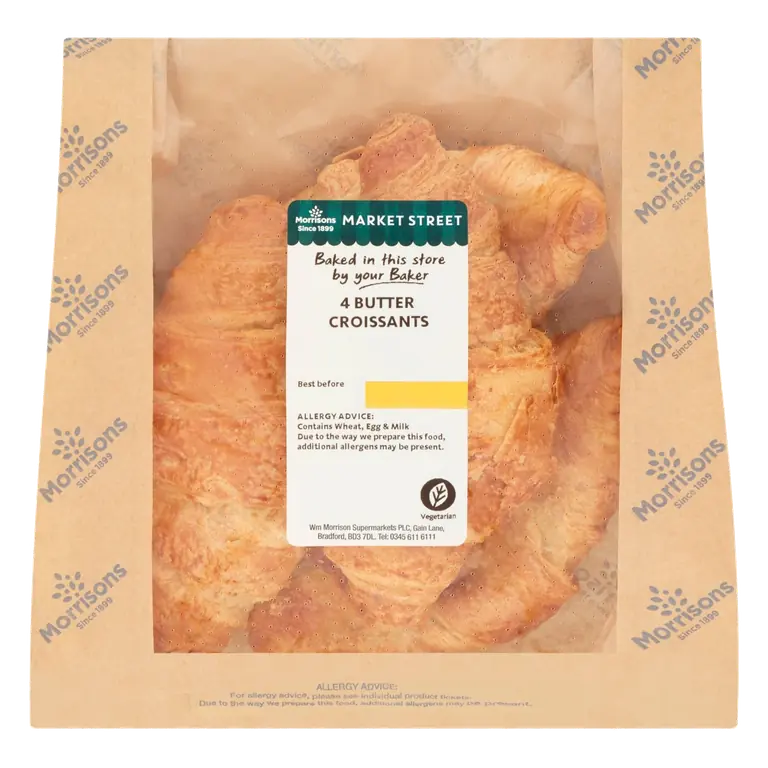 Butter Croissants 4 Pack