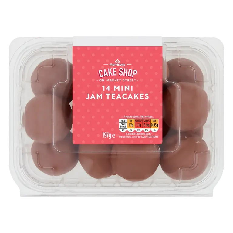 Mini Milk Chocolate Jam Teacakes