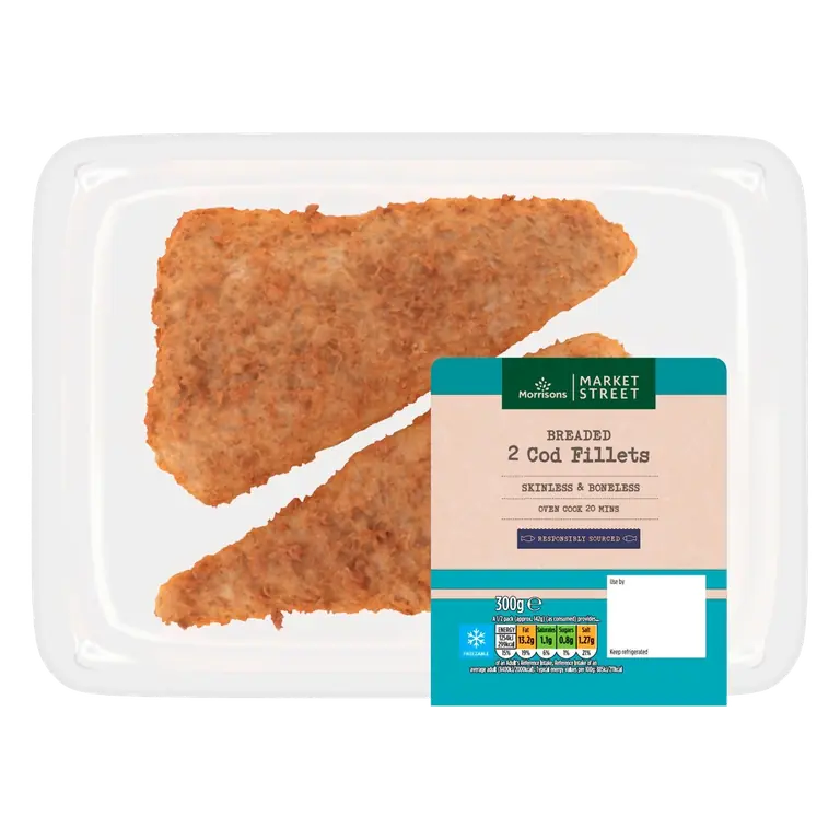 Morrisons Breaded Cod Fillets