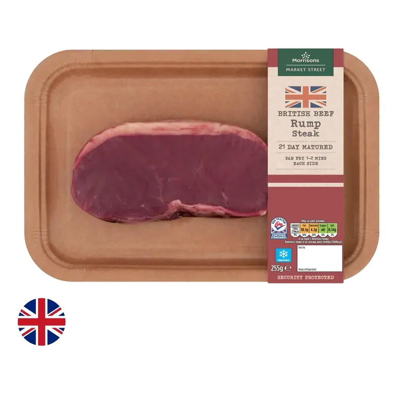 Morrisons British Beef Rump Steak 255g