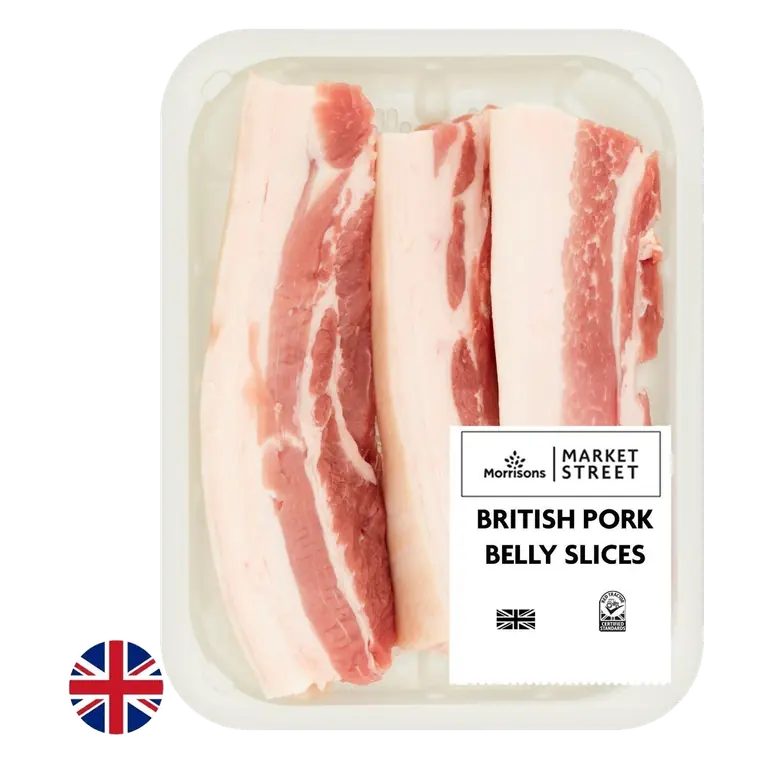 Morrisons British Pork Belly Slices 625g