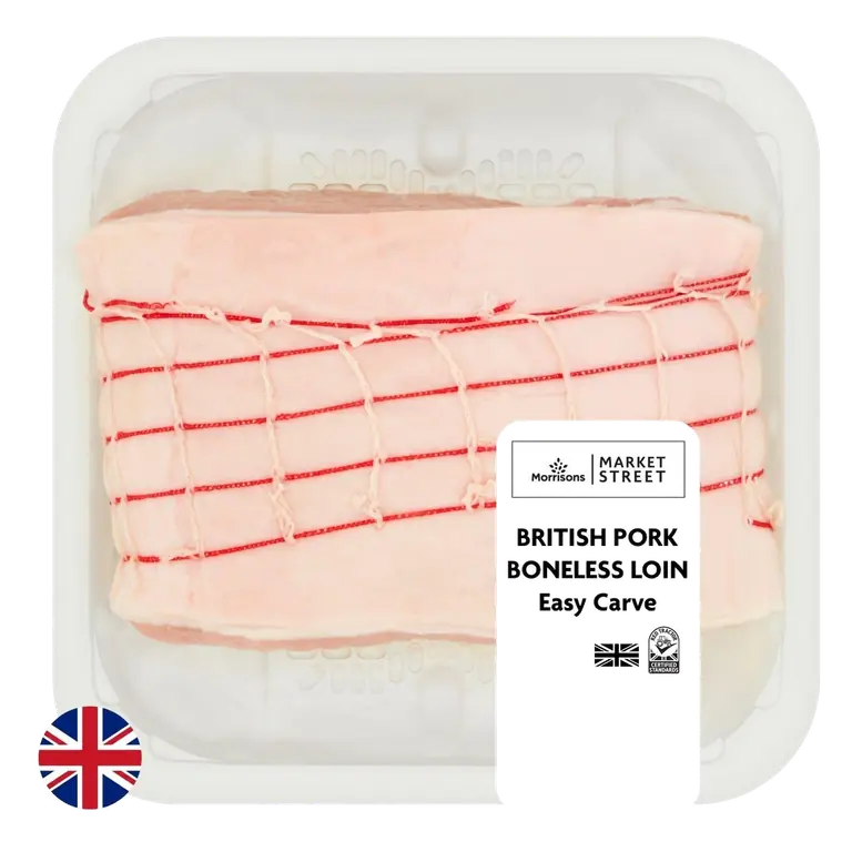 Morrisons British Pork Loin Boneless Joint 800g