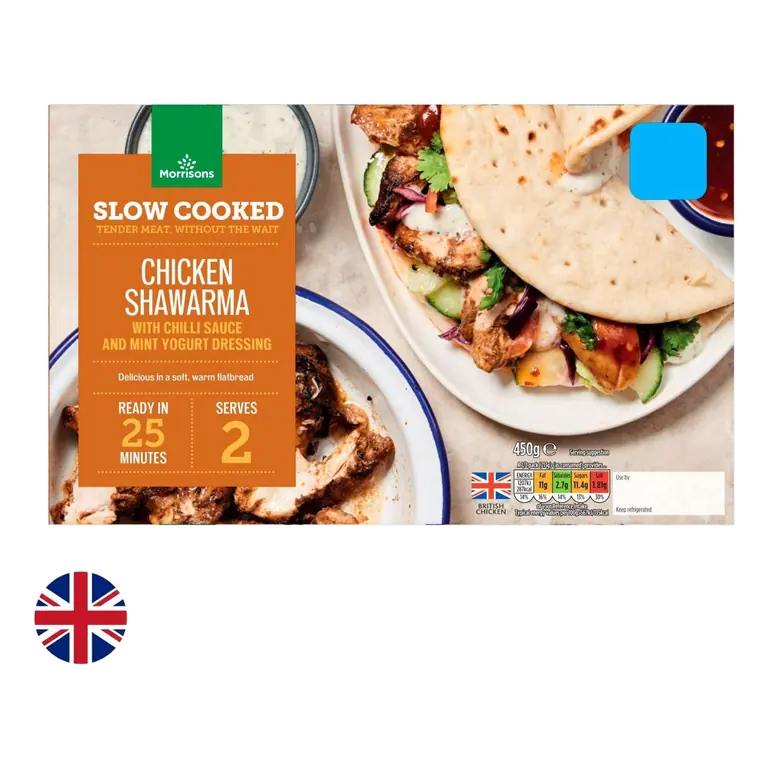 Morrisons British Slow Cooked Chicken Shawarma 450g