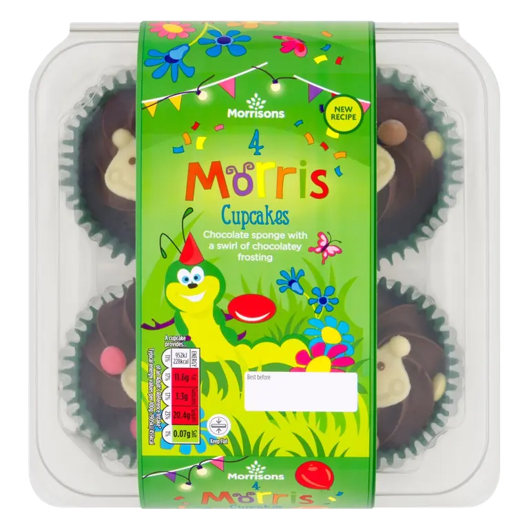 Morrisons Caterpillar Cupcakes