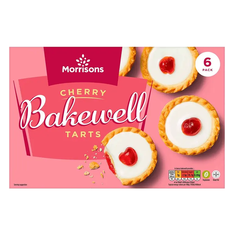 Morrisons Cherry Bakewells