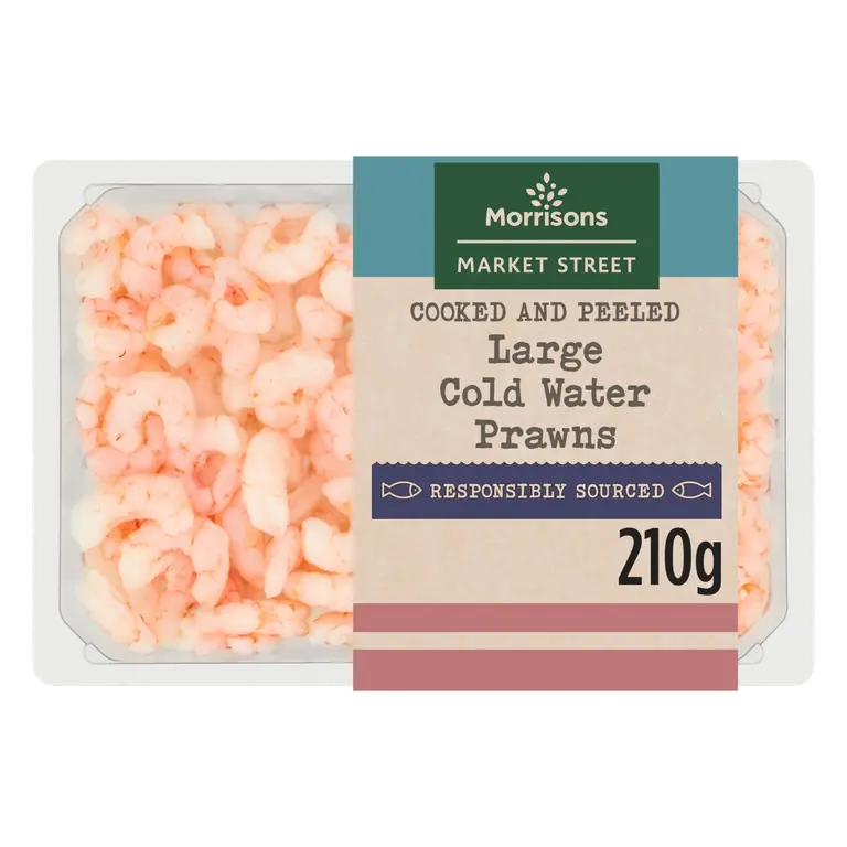 Morrisons Cooked Large Cold Water Prawns