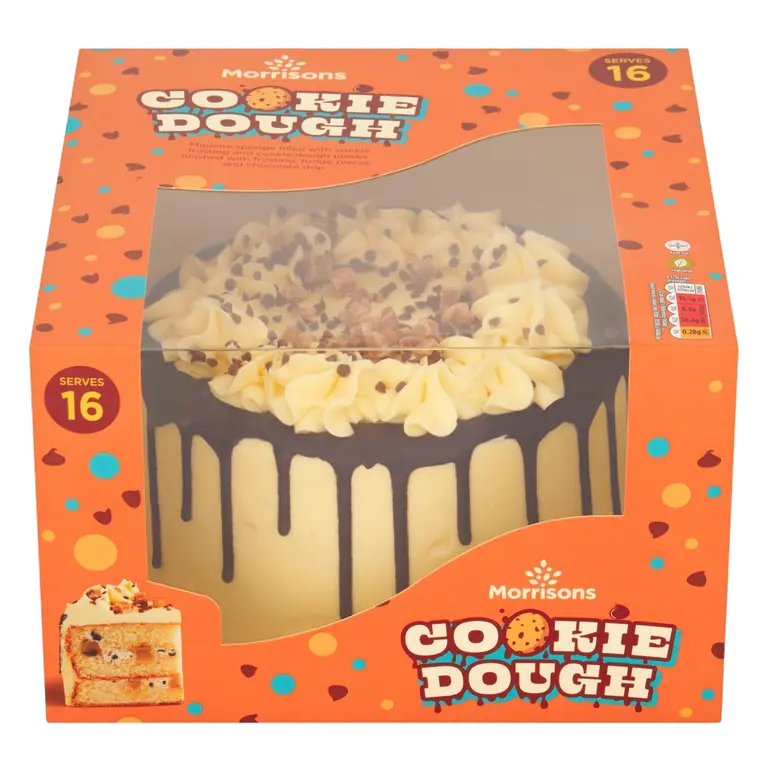 Morrisons Cookie Dough Cake