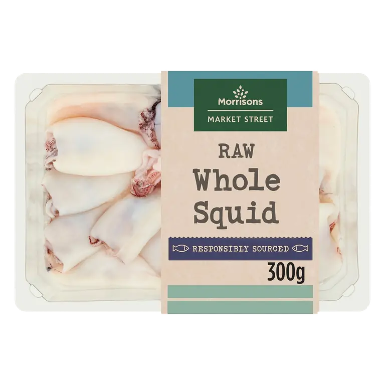 Morrisons Raw Whole Squid