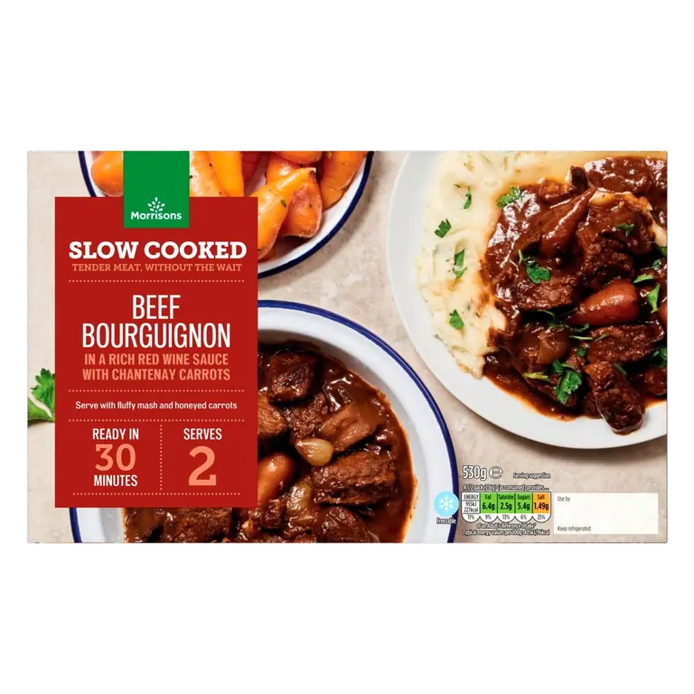 Morrisons Slow Cooked Beef Bourguignon 530g