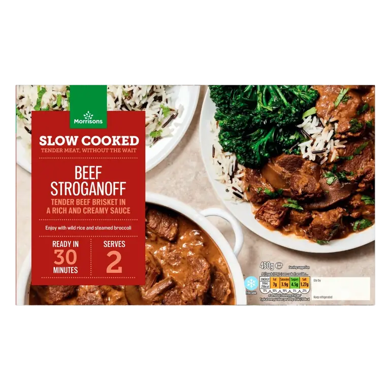 Morrisons Slow Cooked Beef Stroganoff