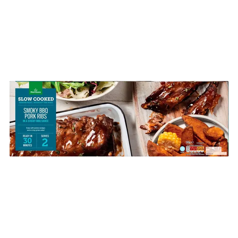Morrisons Slow Cooked Smoky BBQ Pork Ribs