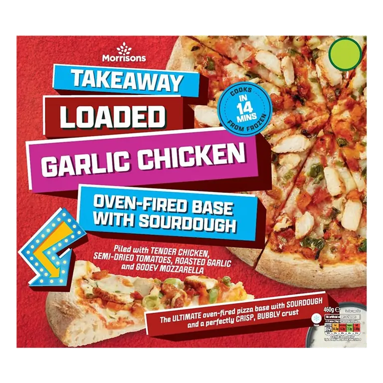 Morrisons Takeaway Classic Crust Garlic Chicken