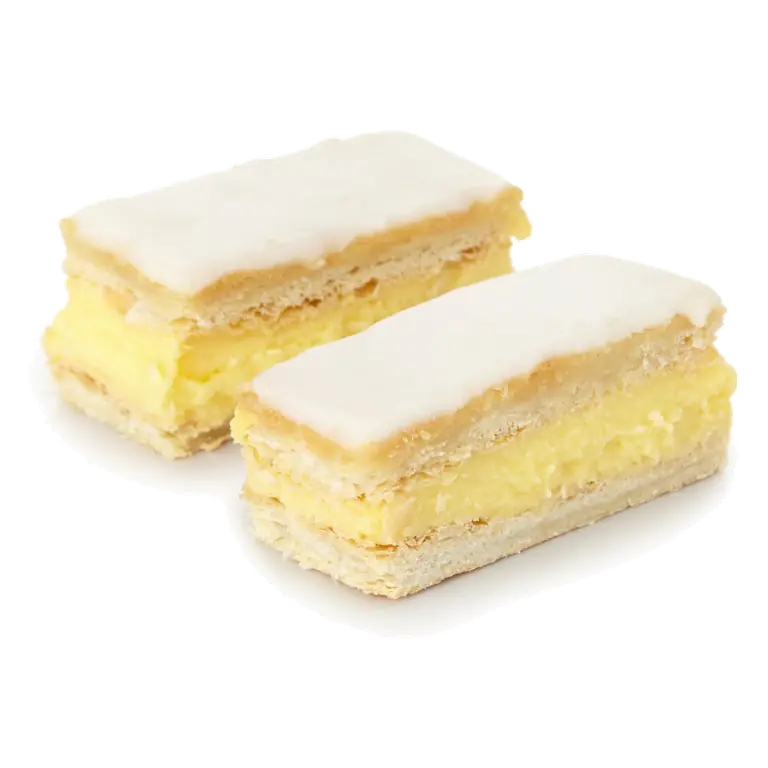 Vanilla Custard Slices 2 Pack