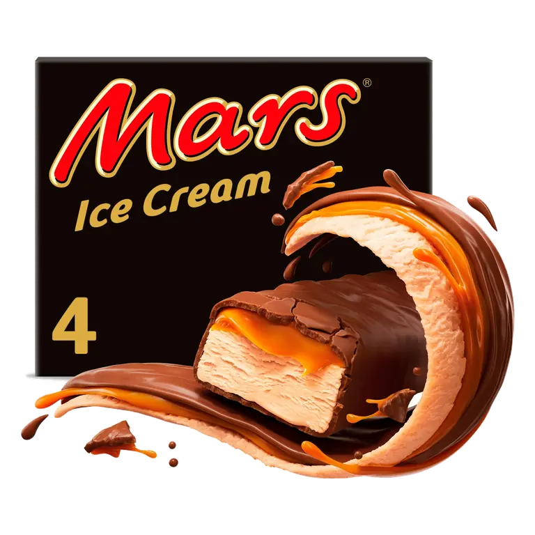 Mars Chocolate Caramel Ice Cream Bars 4x40g