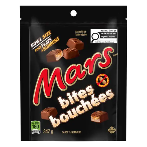 Peanut-Free Chocolate Bites Bowl Size 347 g