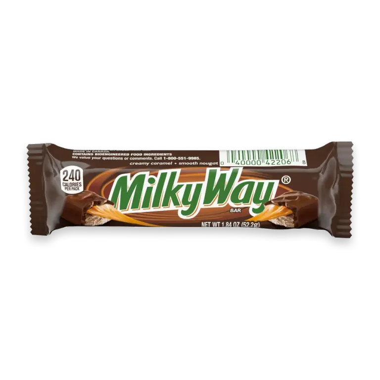 Milky Way Milk Chocolate Candy Bar Full Size Bar