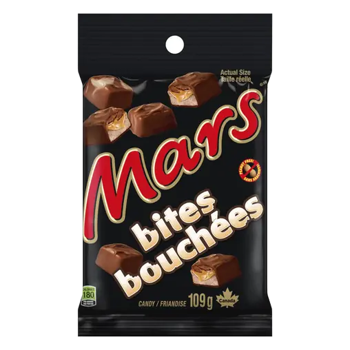 Peanut Free Chocolate Candy Bites Bag 109 g